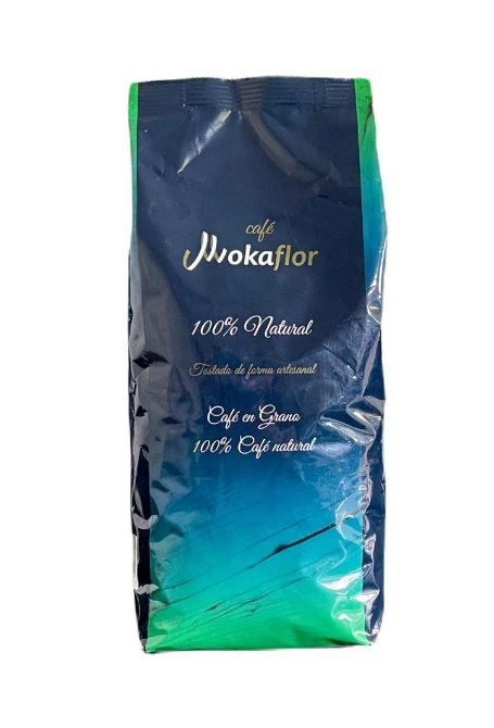 Кава в зернах Mokaflor 100% Natural 1 кг (13350788)