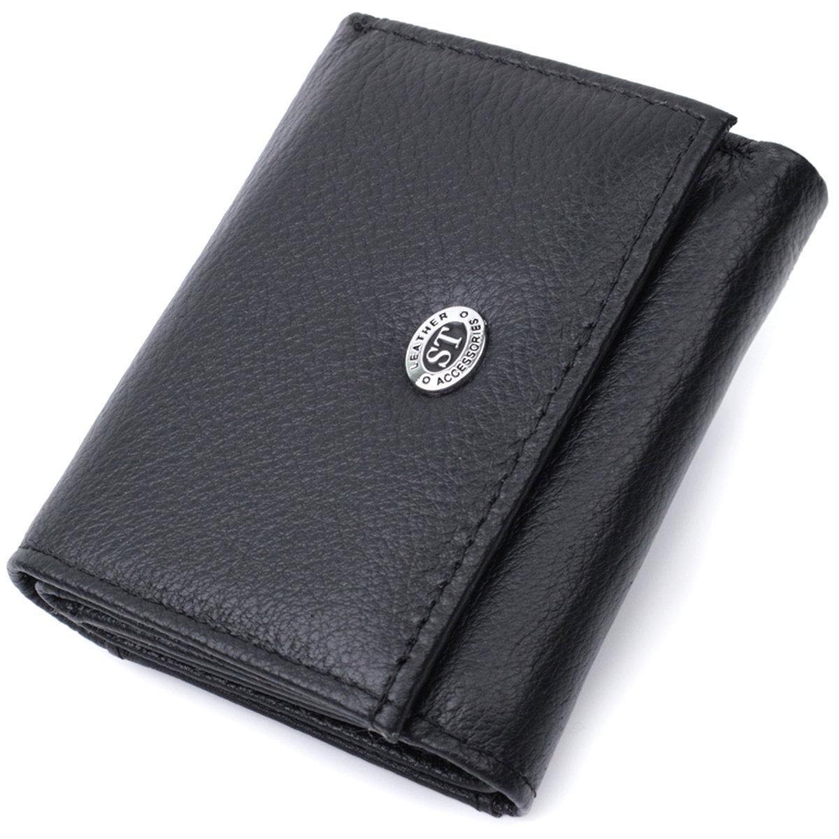 Портмоне женское ST Leather 22730 из натуральной кожи Черный (168-136-22730)