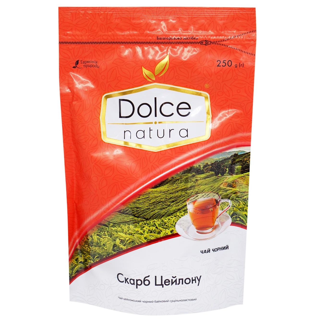 Чай черный Dolce Natura Сокровище Цейлона 250 г (4820093482622)