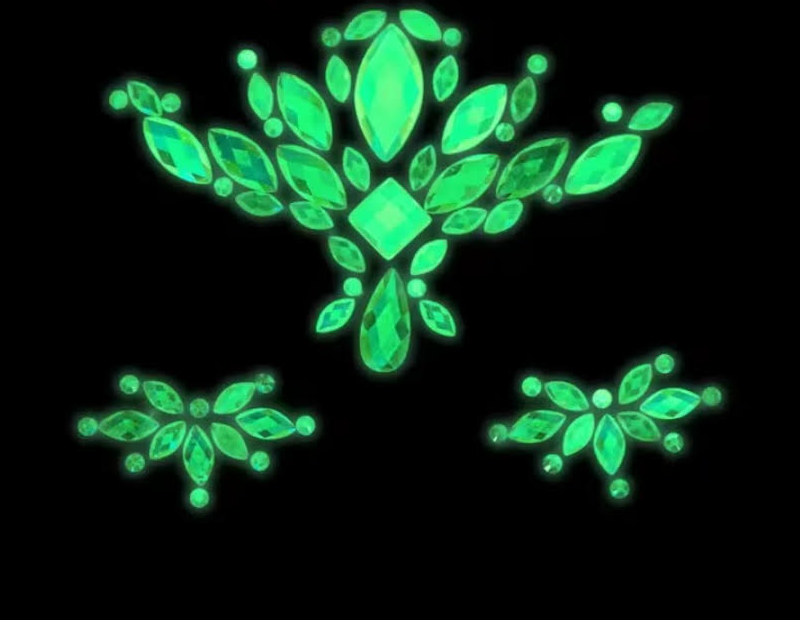 Камінці для обличчя неонові One size Різнокольоровий (8967/15) - фото 4 Камінці для обличчя неонові One size Різнокольоровий (8967/15) - фото 4