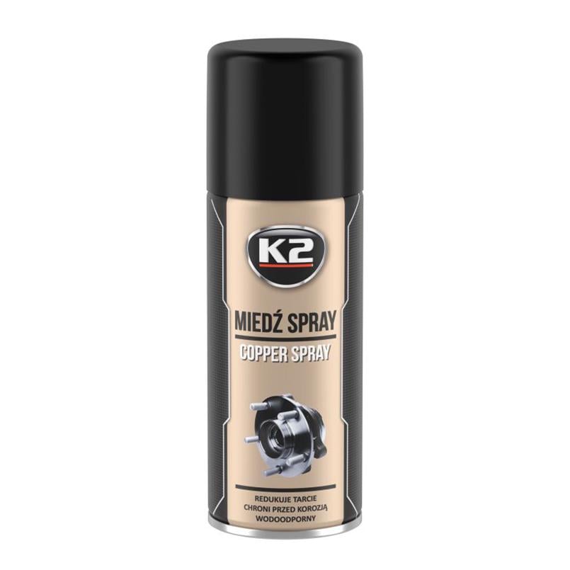 Змазка універсальна K2 PRO Copper Spray рідка мідна коричнева аерозоль 400 мл (W122) - фото 1