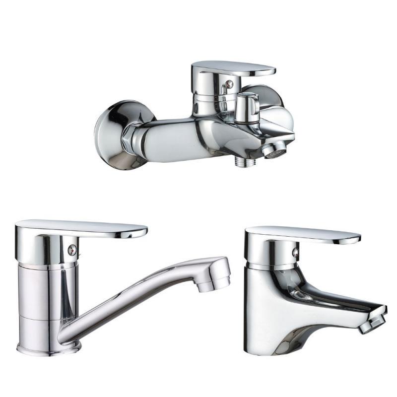 Набор смесителей Lidz Tani 3в1 ванная/кухня/умывальник