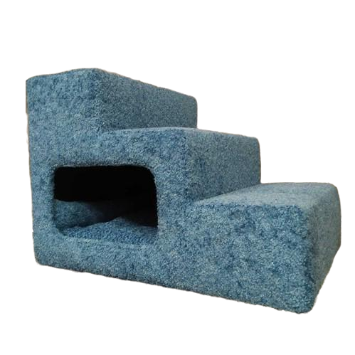 Ступеньки прикроватные для собачек с входом 55х42х42 см Синий (00161)