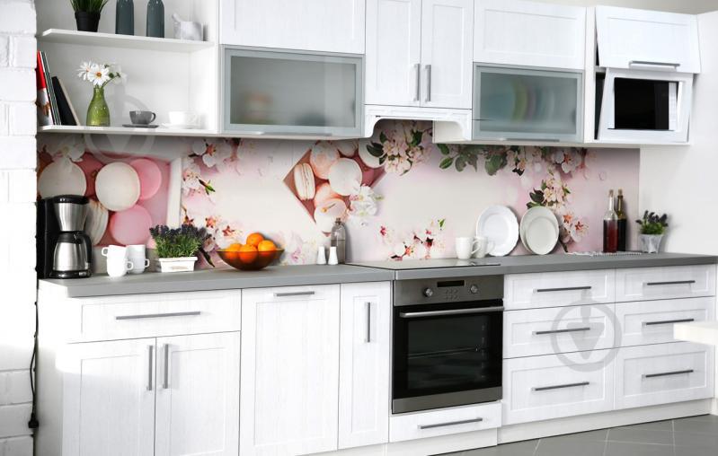 Скинали на кухню Zatarga «Коробочка нежности» 600х2500 мм виниловая 3Д наклейка кухонный фартук самоклеящаяся