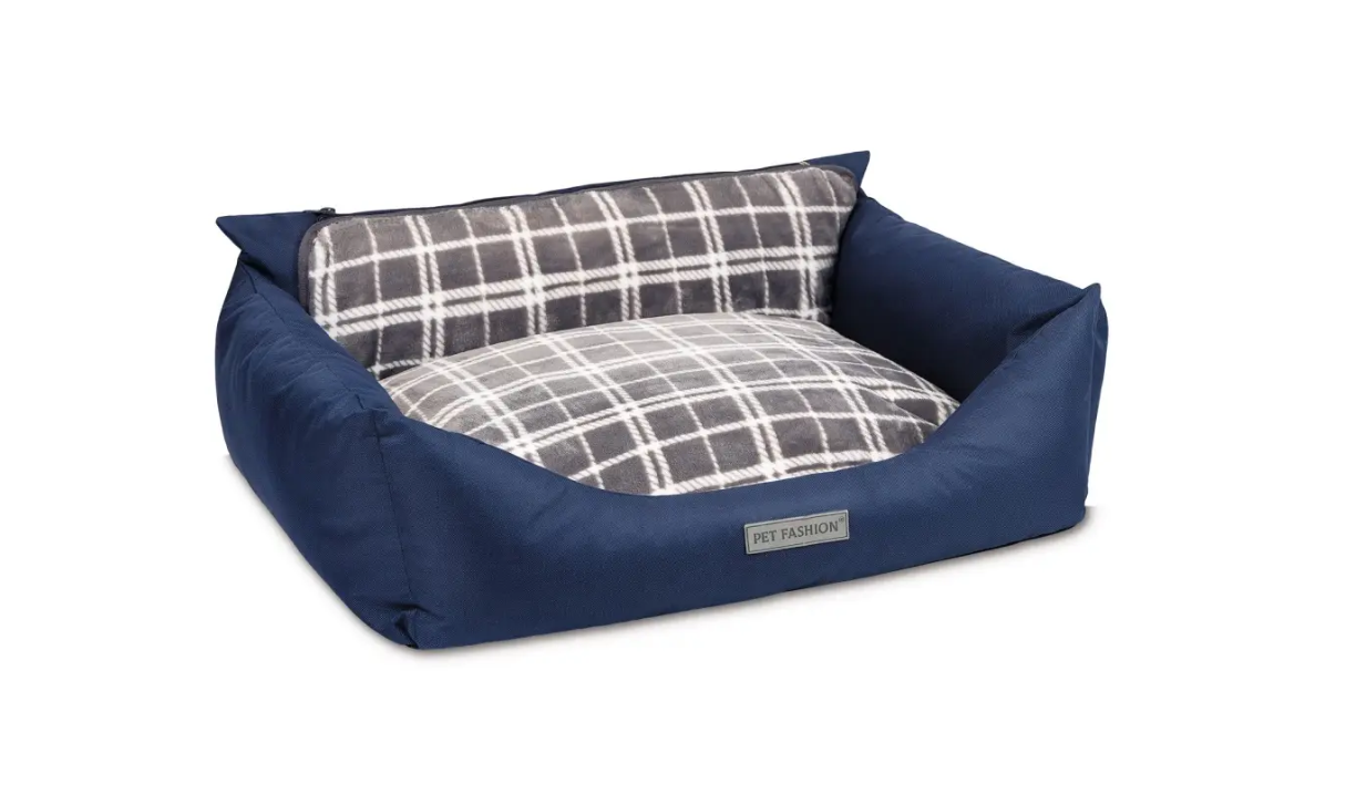 Лежак Pet Fashion Prime для собак 66x52x24 см Синій (PR241757)