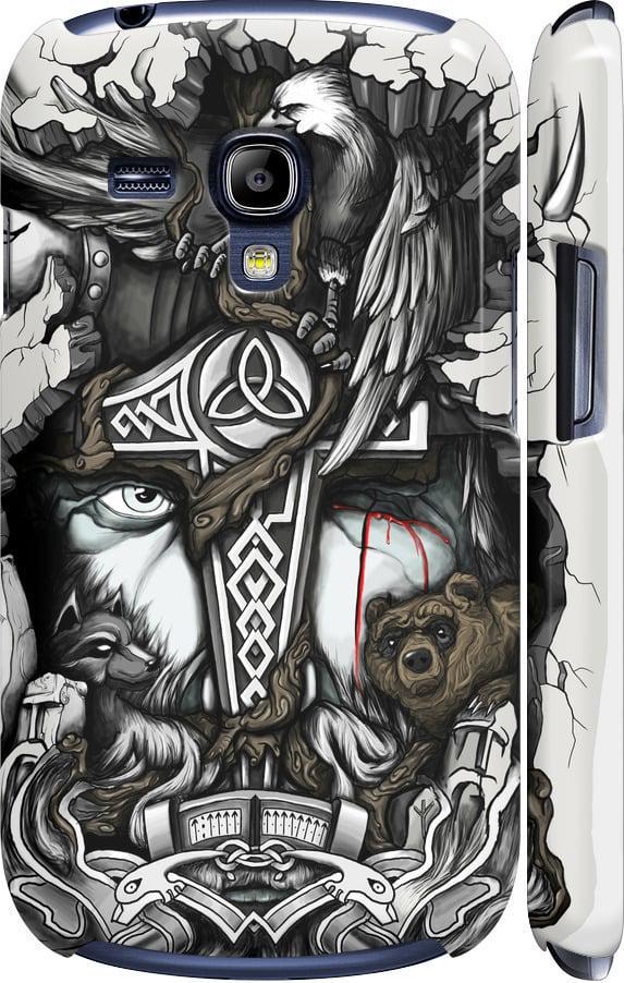 Чехол на Samsung Galaxy S3 mini Тату Викинг (4098m-31-42517)