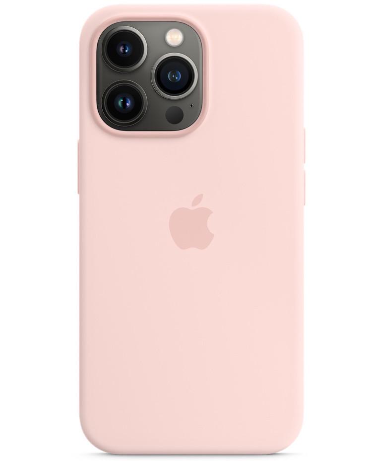 Силиконовый чехол-накладка Apple Silicone Case for iPhone 13 Pro, Chalk Pink (HC)(A)