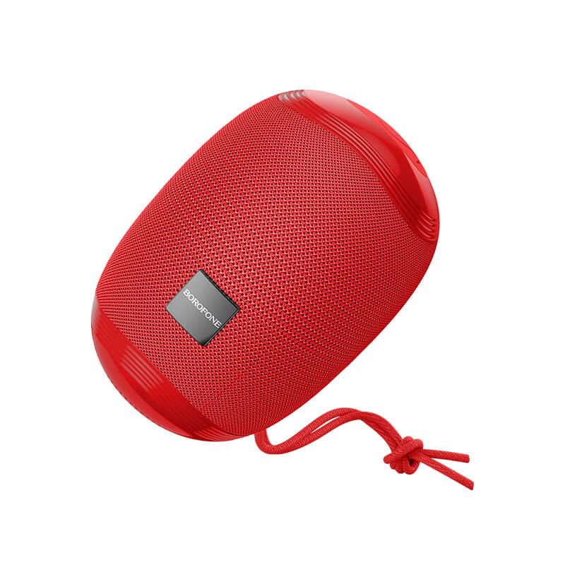 Портативная колонка Borofone Miraculous sports Wireless Speaker IPX5 BR6 TWS AUX/FM/TF/USB Red (535555)