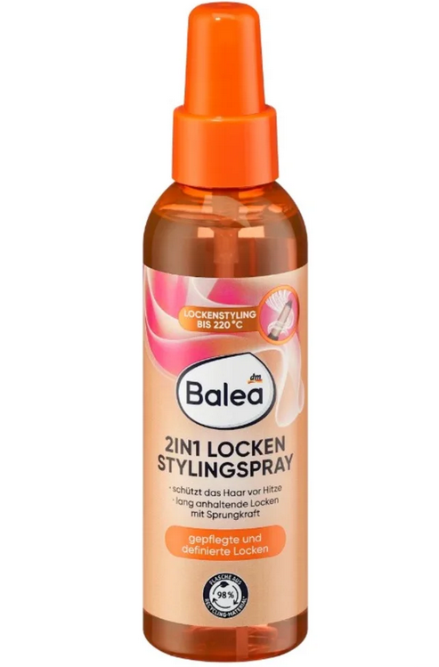 Спрей для укладки вьющихся волос Balea Curl Styling 2в1 150 мл