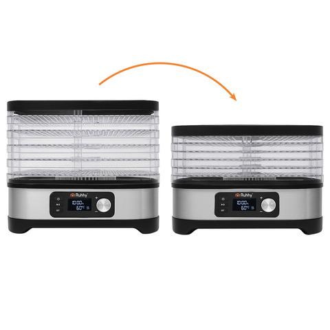 Сушарка для грибів/фруктів/овочів РК-дисплей програмування до 72 год 10 л (29844036) - фото 8 Сушарка для грибів/фруктів/овочів РК-дисплей програмування до 72 год 10 л (29844036) - фото 8