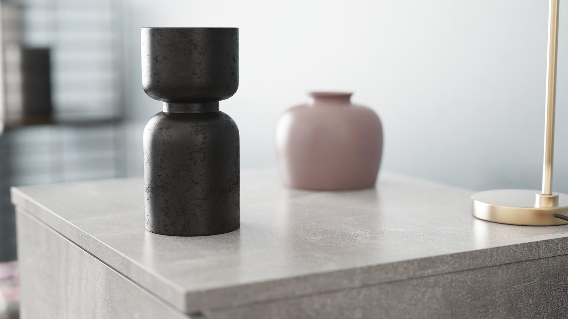 Стіл-тумба трансформер Ferrum-decor Смарт 1/2 ДСП 16 мм 750x1450x600 мм Бетон (FRD-105080) - фото 8