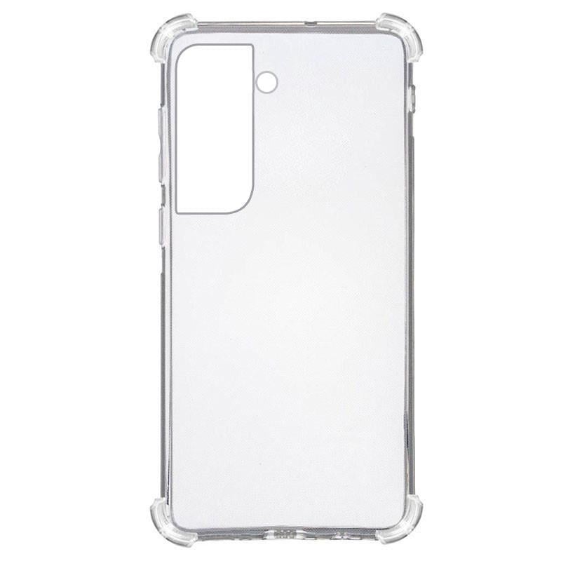 Противоударный TPU чехол GETMAN Ease logo усиленные углы для Samsung Galaxy S23+ Бесцветный (прозрачный)