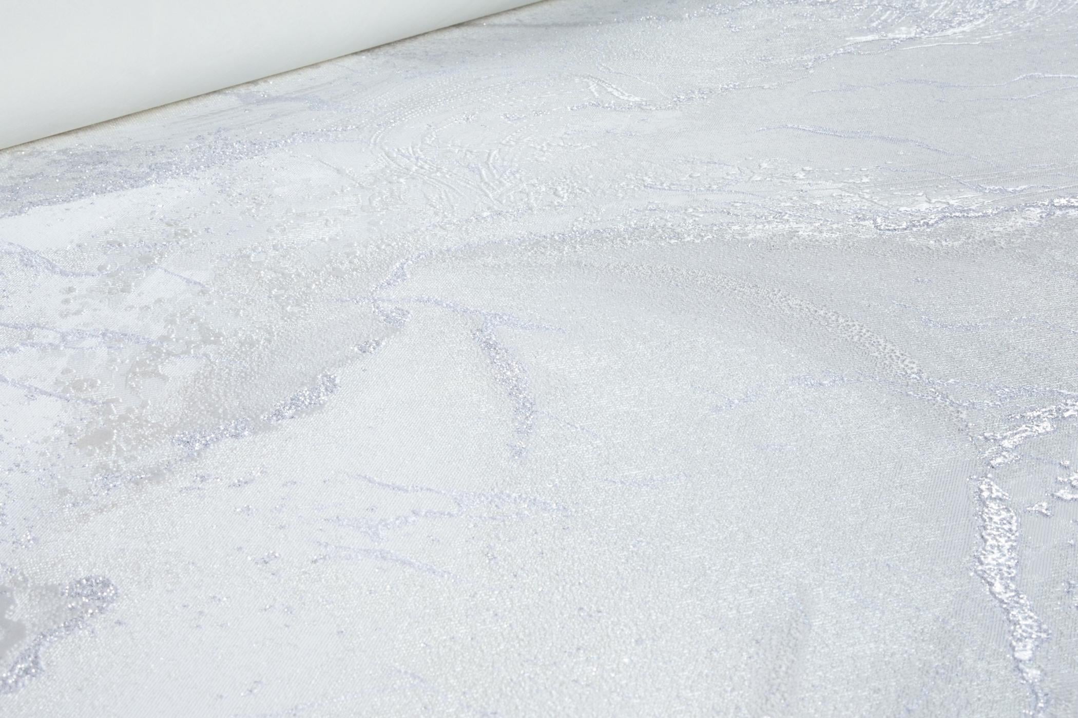 Обои флизелиновые LeGrand Platinum Миракл-2 1603-05 Декор винил горячего тиснения 1,06х10,05 м Молочный