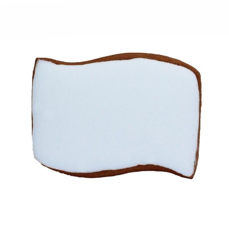 Пряник с индивидуальной печатью Прямоугольник фигурный 5,5х8 см 29 г