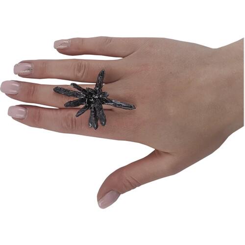 Перстень Seta Decor Терновый (23-506BLK-SL)