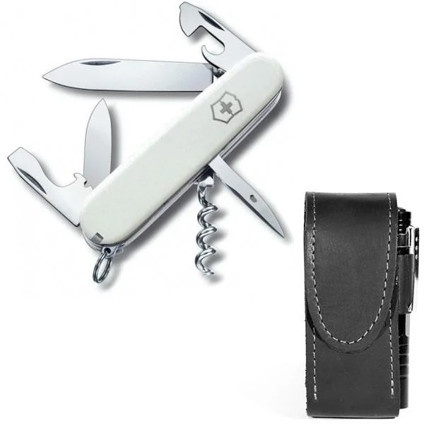 Комплект ніж Victorinox Swiss Army Spartan 1.3603.7/чохол з ліхтариком