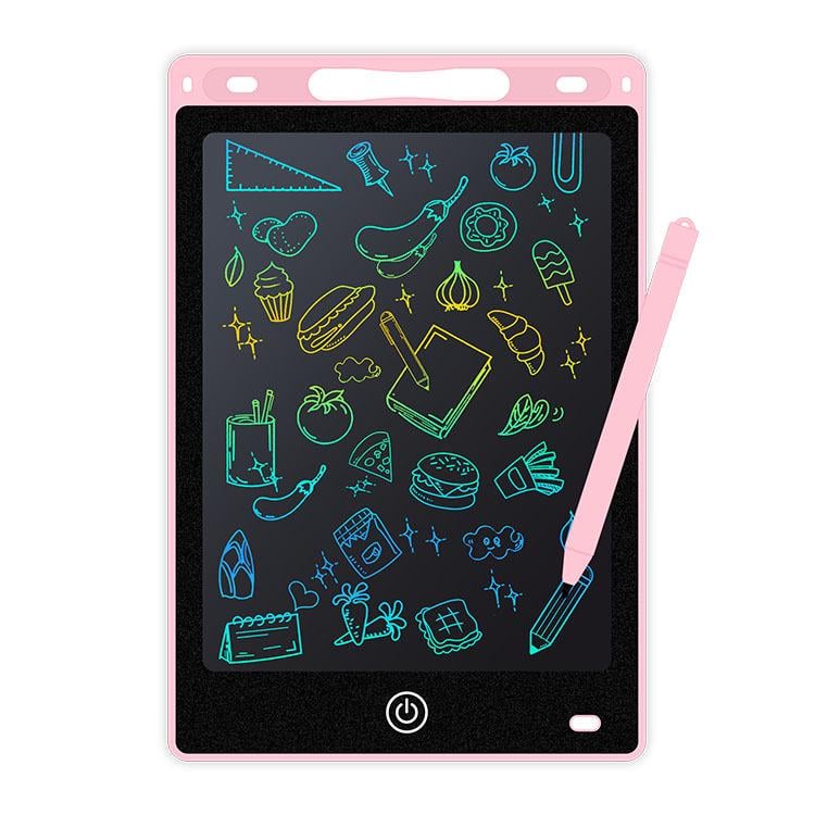 Планшет для рисования LCD 8.5" цветной со стилусом и блокировкой экрана для детей и взрослых Розовый (29796)