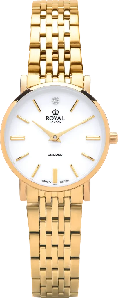 Наручные часы женские Royal London 21531-07 со стальным корпусом WR 50 м Белый (3145607177)