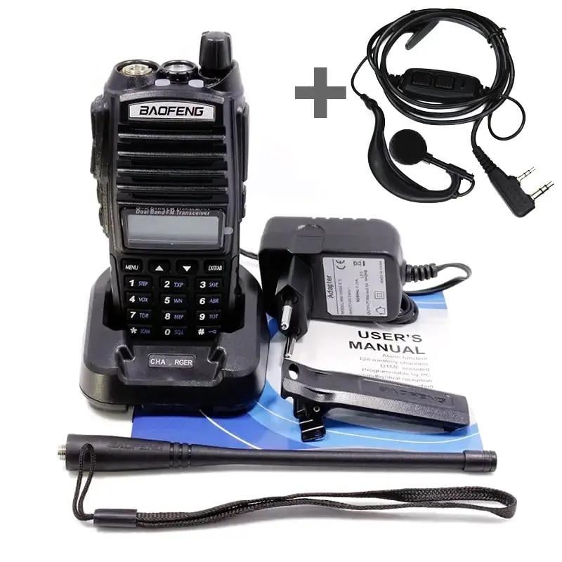 Рація Baofeng UV-82 PRO VHF/UHF та ліхтар 2xPTT кнопка/гарнітура до 10 км 8W (100832) - фото 3