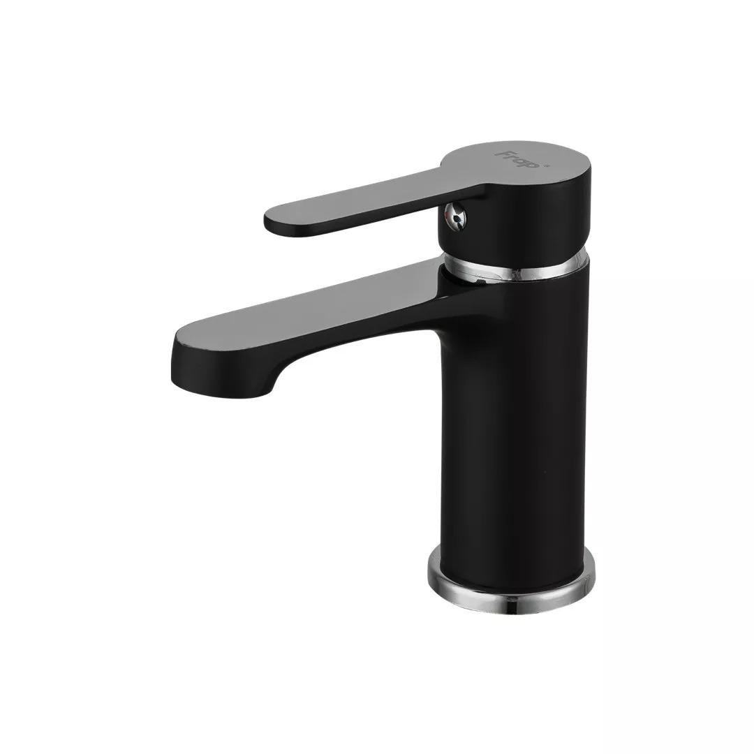Смеситель для умывальника Frap F1042 Черный/Хром (1033663)