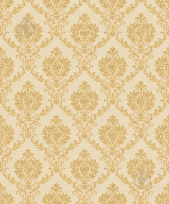 Итальянские виниловые обои на флизелиновой основе Cristiana Masi I Damaschi Персиковый (23642)