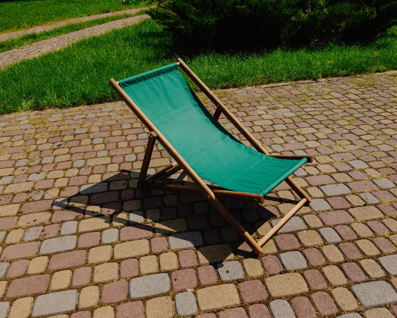 Шезлонг для дачи тканевый XRmaster Коричневый/Зеленый (КШ-002/1) - фото 4 Шезлонг для дачи тканевый XRmaster Коричневый/Зеленый (КШ-002/1) - фото 4