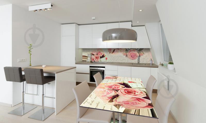 Наклейка виниловая на стол Zatarga «Письмо и Розы» 650х1200 мм Z180828/1st