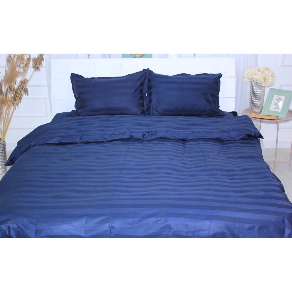 Комплект постельного белья MirSon Premium Blue sea satin 2х160х220 см (221756)