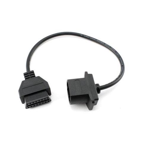 Переходник с OBD2 16pin мама на Mazda 17pin папа