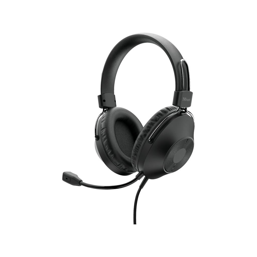 Навушники Trust Ozo Over-Ear USB Headset Black (24132)