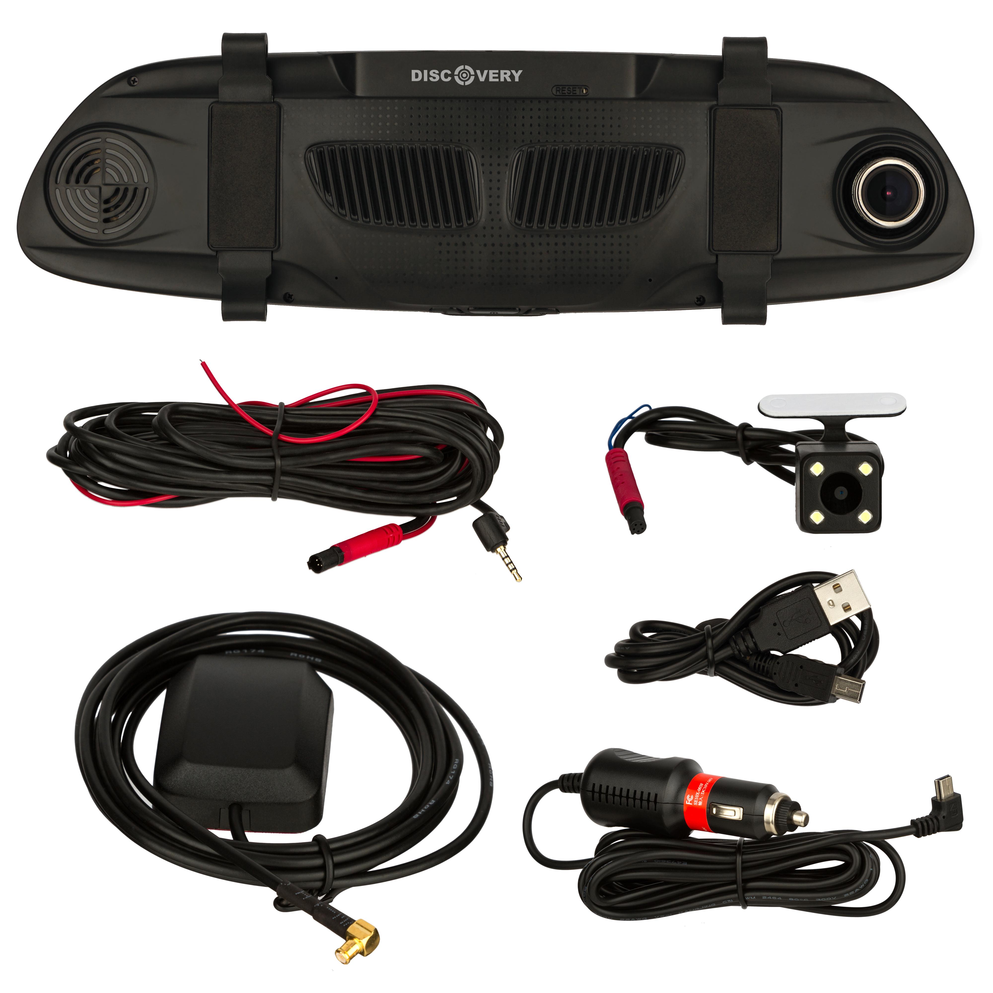 Видеорегистратор Discovery XD100 Android GPS MRR Full HD Two cameras Black (5544624) - фото 4 Видеорегистратор Discovery XD100 Android GPS MRR Full HD Two cameras Black (5544624) - фото 4