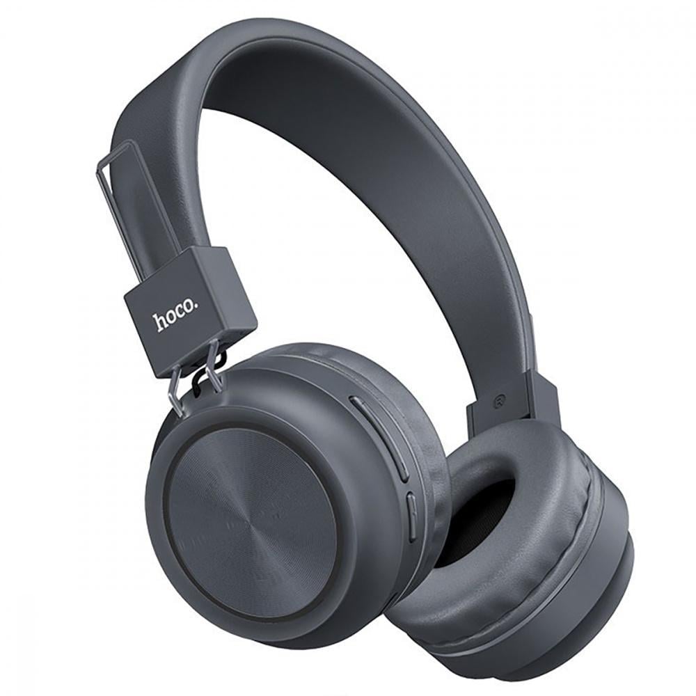 Наушники беспроводные Hoco W25 Promise Bluetooth Серый (27621 gray) Наушники беспроводные Hoco W25 Promise Bluetooth Серый (27621 gray)