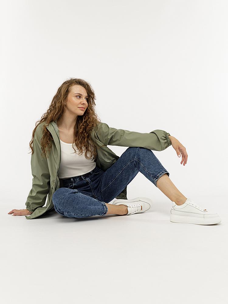 Вітровка жіноча ЦБ-00226171 р. 42 Оливковий (28421878) - фото 5 Вітровка жіноча ЦБ-00226171 р. 42 Оливковий (28421878) - фото 5