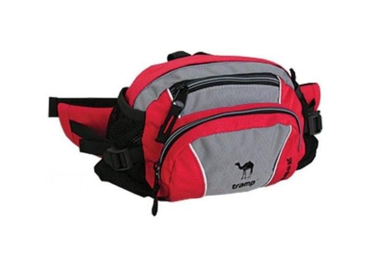 Сумка на пояс Tramp SASHBAG TRP-008.01 20х21х10 см обхват талии 144 см Красный/Черный (6936116101558)