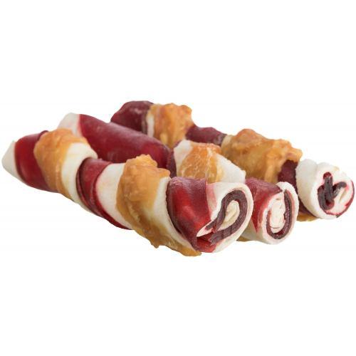 Ласощі для собак Trixie паличка для чищення зубів з барбекю Denta Fun 12 см - фото 4