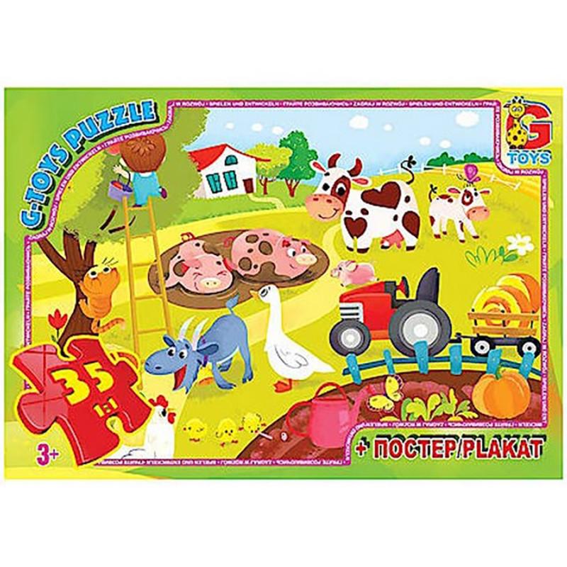 Пазли дитячі Життя на фермі GF05 постер 35 ел. (RLT53457)