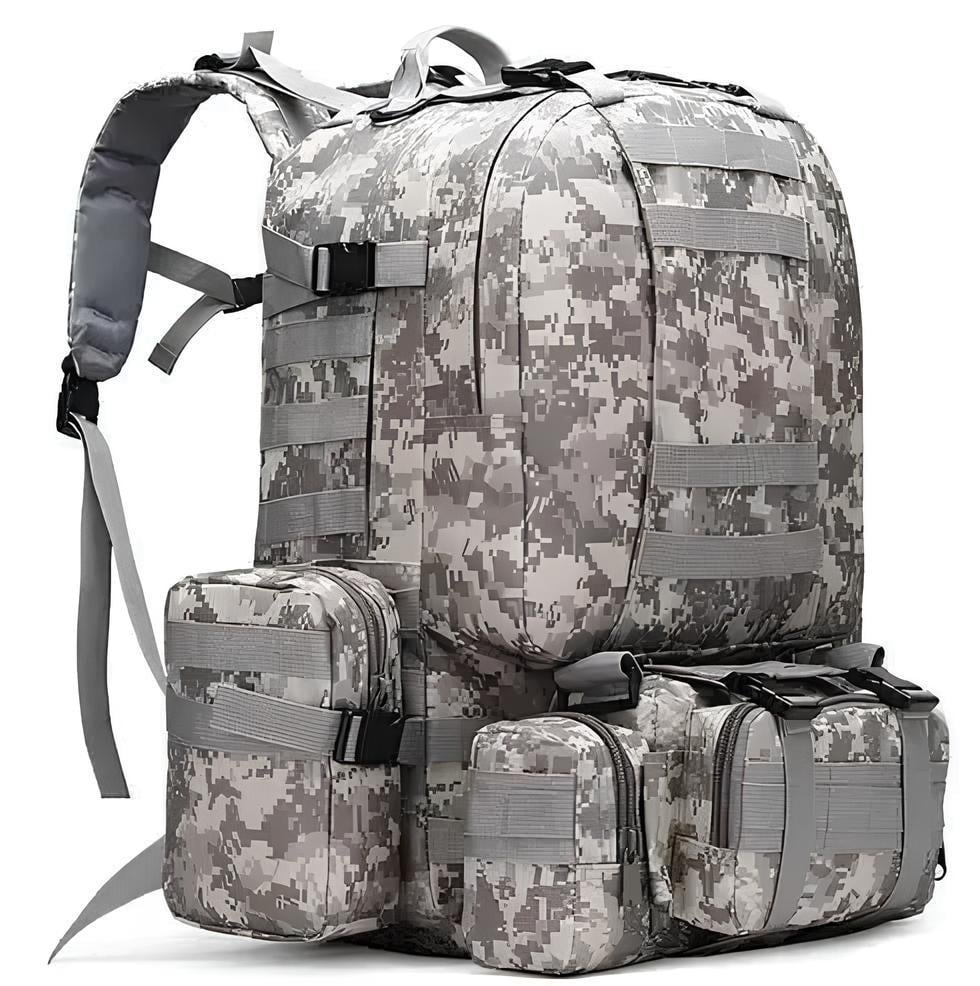 Рюкзак военный с системой Molle 60 л Пиксель (2549772425)