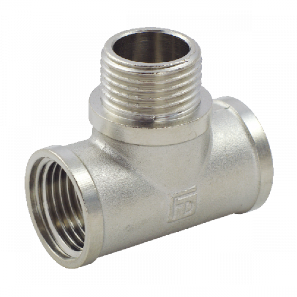 Тройник FADO S.r.l FITT никель УЗО 1/2" (T11)