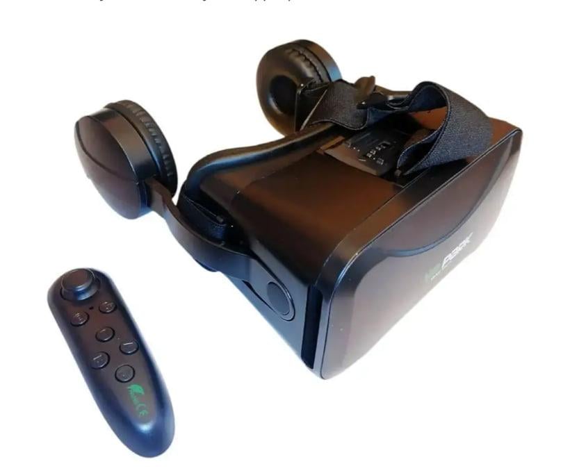 Очки виртуальной реальности VRPARK 9938 с наушниками и пультом Черный (021639) Очки виртуальной реальности VRPARK 9938 с наушниками и пультом Черный (021639)