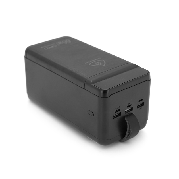 Повербанк Lionpatton L47 80000 mAh QC3.0 MicroUSB Type-C Lighting 3xUSB Чорний (38068)