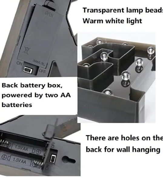 Літера з підсвіткою U об'ємна маленька 22x19 см Чорний (Ч1261) - фото 2 Літера з підсвіткою U об'ємна маленька 22x19 см Чорний (Ч1261) - фото 2