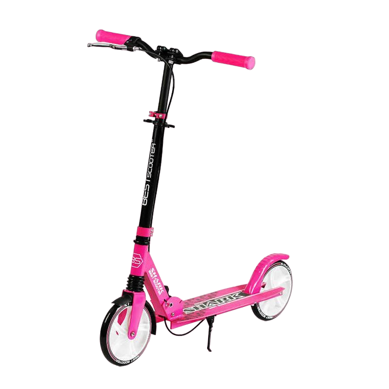 Самокат двухколесный Shark с амортизатором Pink (134903)