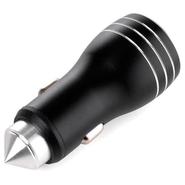 Зарядка Vinga QC3 Quick Dual USB Car Charger Aluminium (VCCQAABK) - фото 2