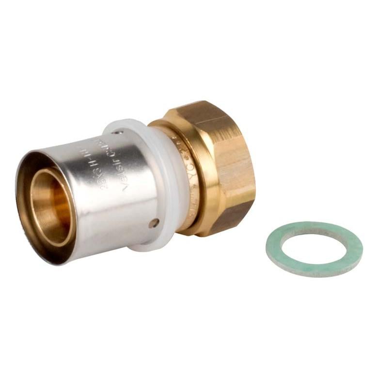 Пресс-разборное соединение Valsir Pexal Brass 16 2,25x3/4" В (VS0131606)