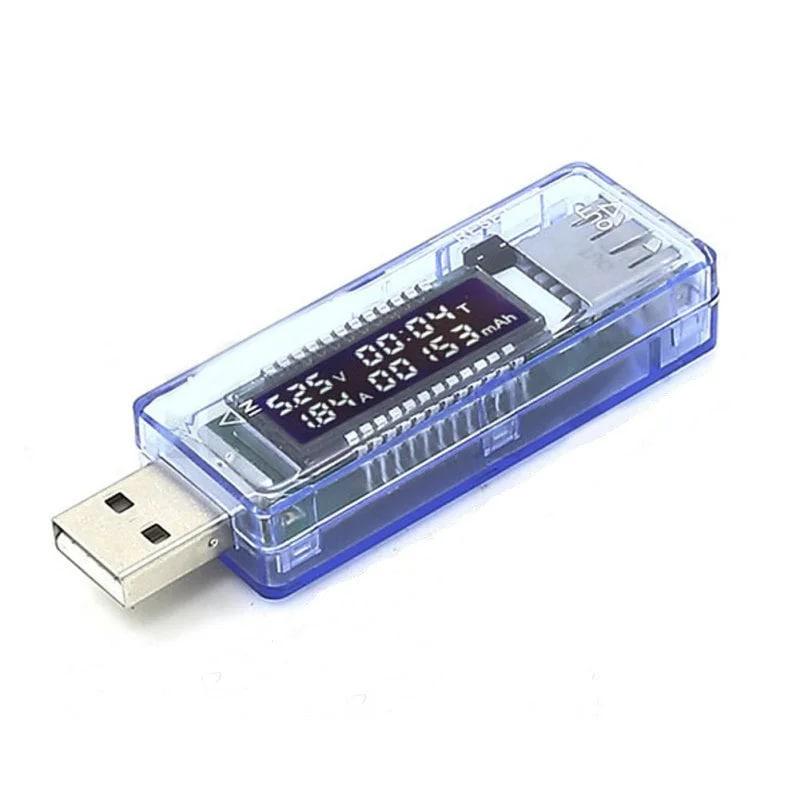 Амперметр USB Keweisi KWS-V20 72х13,5х23 мм Синій