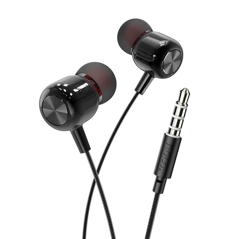 Навушники Hoco String wired earphones with microphone M87 Black (554437)