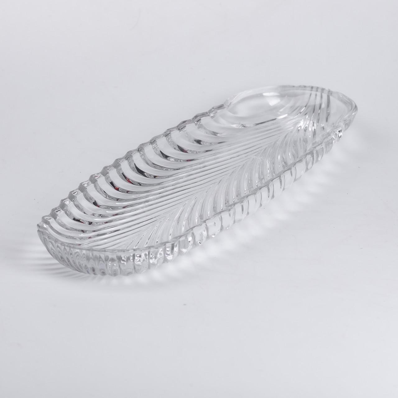 Блюдо для рыбы Lirmartur из толстого стекла 39х13,5х2,5 см (HP-YH-13) - фото 4 Блюдо для рыбы Lirmartur из толстого стекла 39х13,5х2,5 см (HP-YH-13) - фото 4