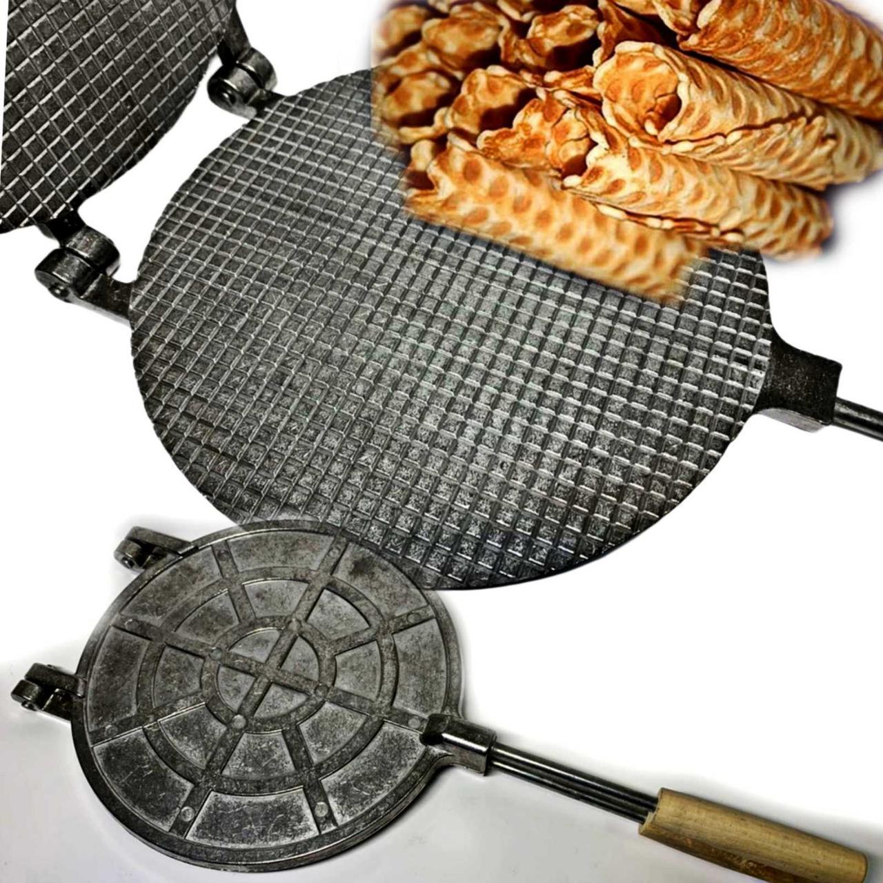 Форма для випікання вафель із дерев'яними ручками (1314) - фото 2