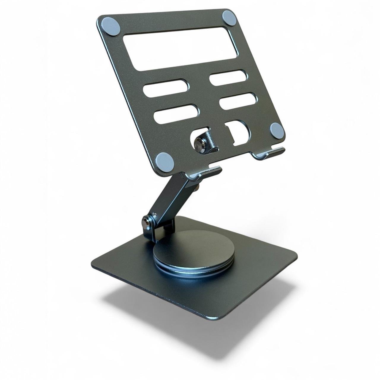 Держатель для планшета Primo SP05 7-12,9" настольный металлический с функцией вращения Grey (2633587614) - фото 3