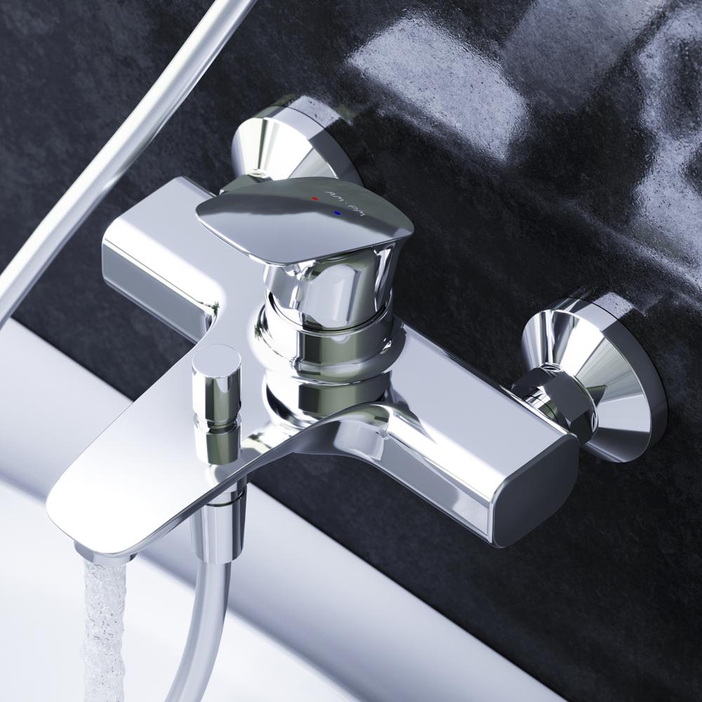 Змішувач для ванної AM.PM Spirit 2.1 F71A10000 одноважільний Хром (130101) - фото 9 Змішувач для ванної AM.PM Spirit 2.1 F71A10000 одноважільний Хром (130101) - фото 9